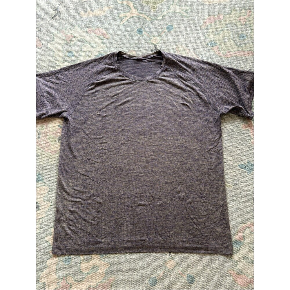 Lululemon Shirt Mens 2XL Purple Short Sleeve Athletic Better Each Day Tee Top